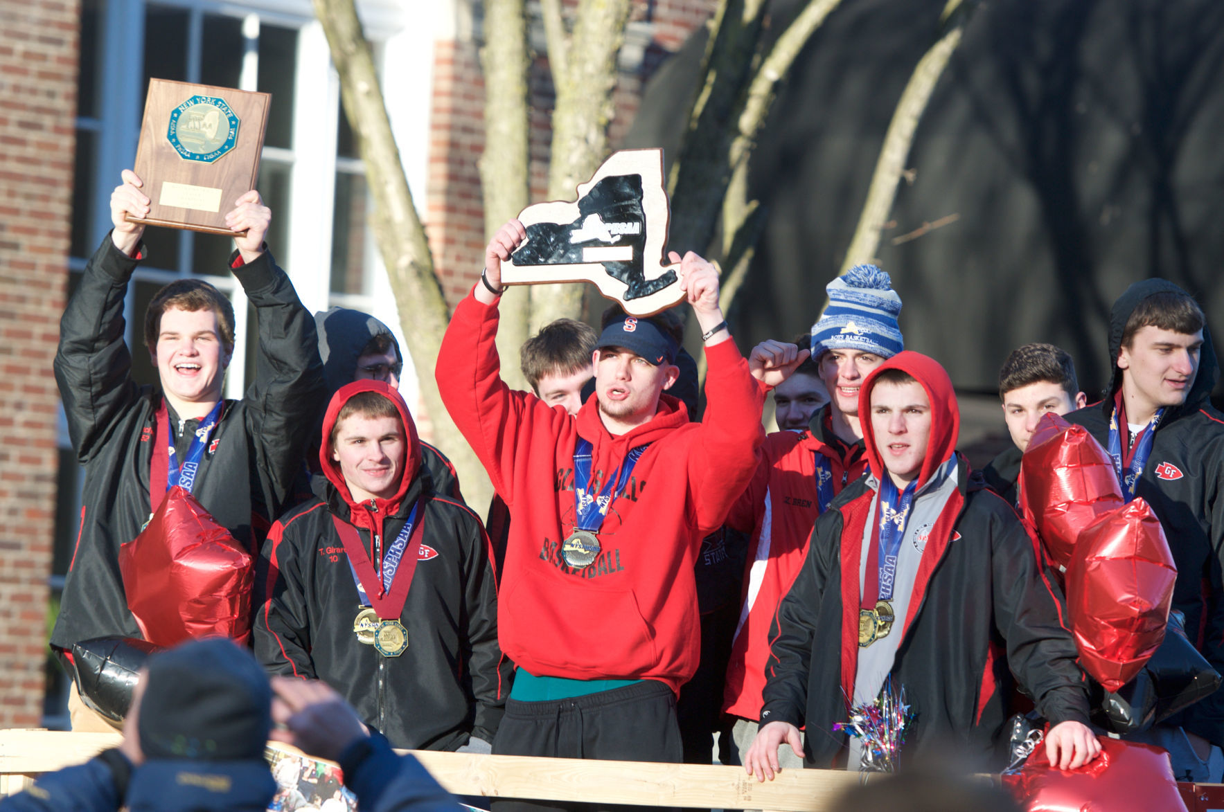 GF basketball parade